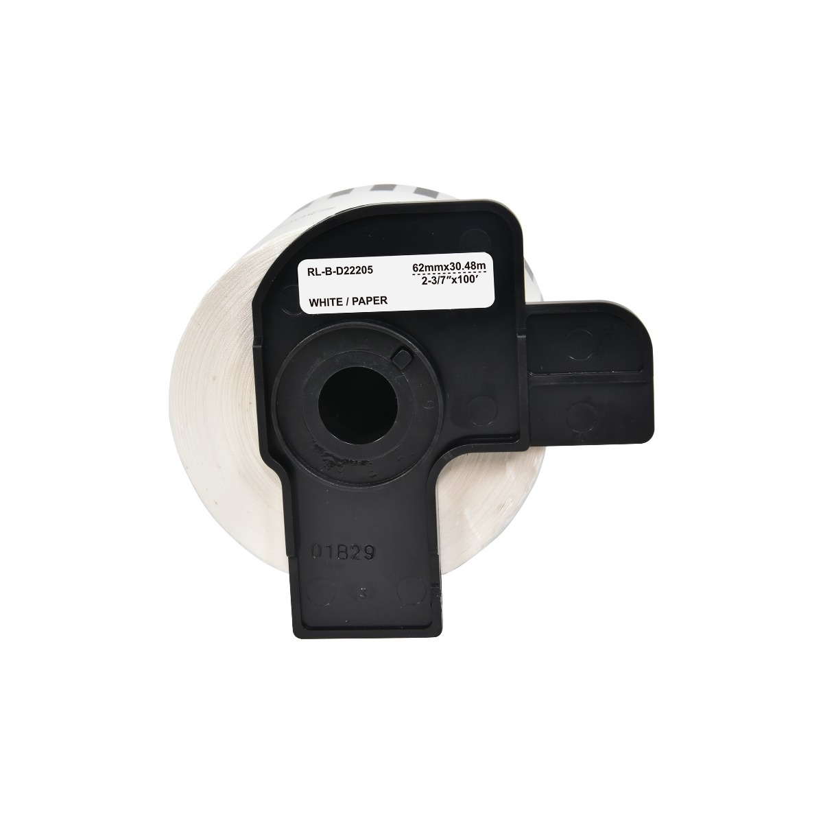 ЛЕНТА ЗА ЕТИКЕТНИ ПРИНТЕРИ BROTHER ТИП QL - CONTINUOUS PAPER TAPE - 62 mm x 30,48 m - DK22205 (DK-22205) - PN RL-BR-DK22205 - G&G