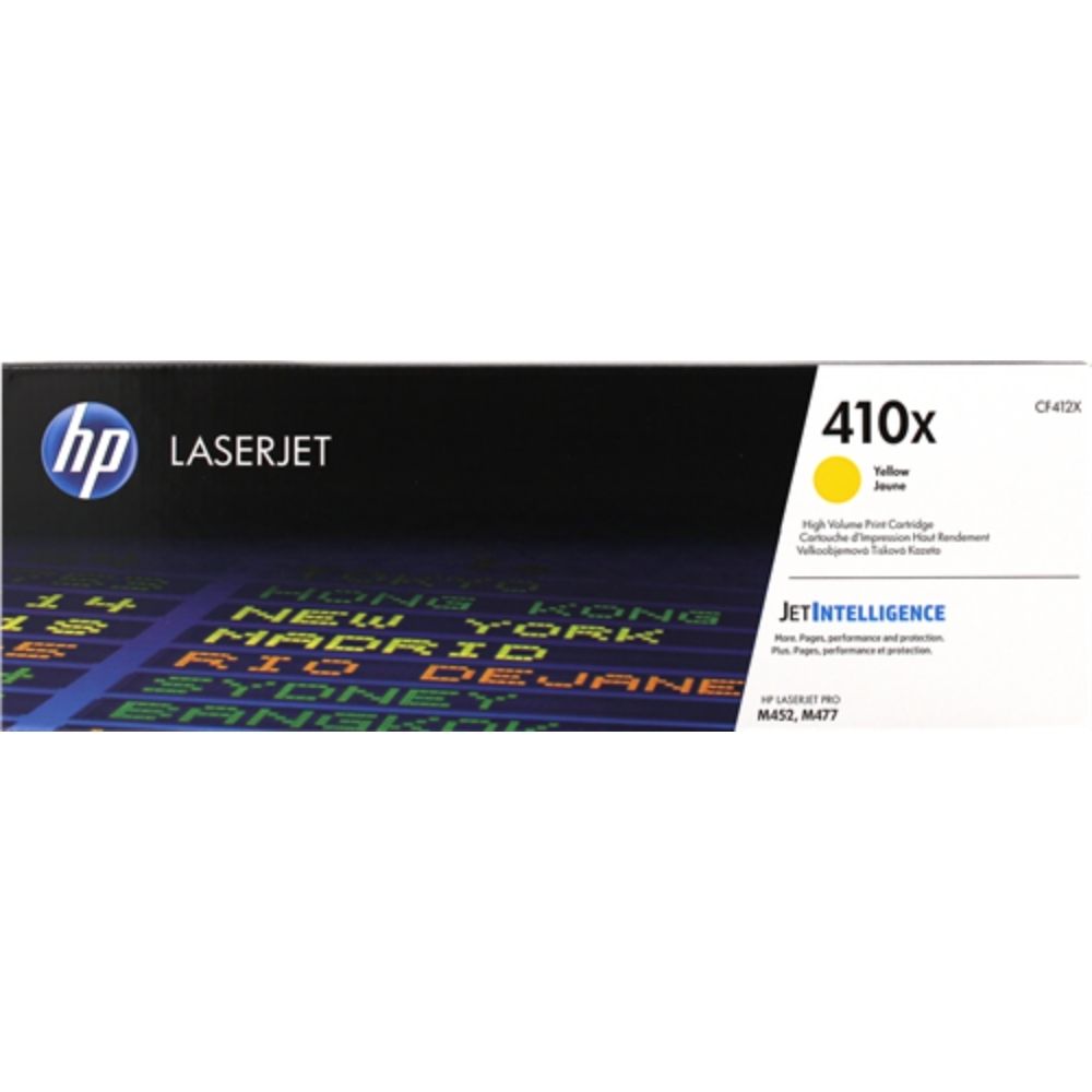 КАСЕТА ЗА HP Color LaserJet Pro M452 series/MFP M477 series - HIGH CAPACITY - /410X/ - Yellow - PN CF412X