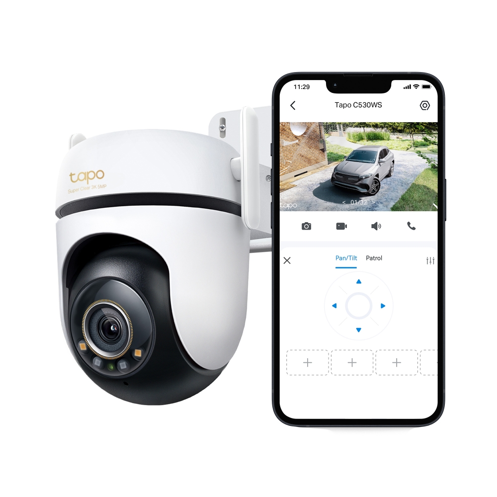 Камера за видеонаблюдение TP-LINK Surveillance camera C530WS / TAPO C530WS - White - PN TAPO C530WS
