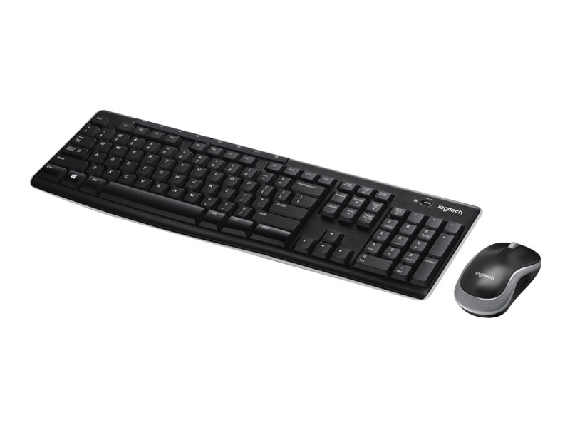 КОМПЛЕКТ МИШКА + КЛАВИАТУРА LOGITECH MK270 US - Wireless -  БЕЗ БДС КИРИЛИЗАЦИЯ (WITHOUT BDS CYRILLIC) - Black - PN 920-004509