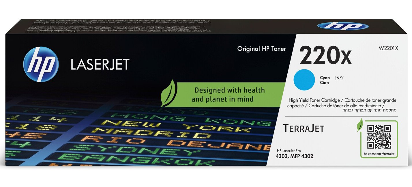 КАСЕТА ЗА HP Color Laserjet PRO 4202/MFP 4302 - Cyan - /220X/ - PN W2201X