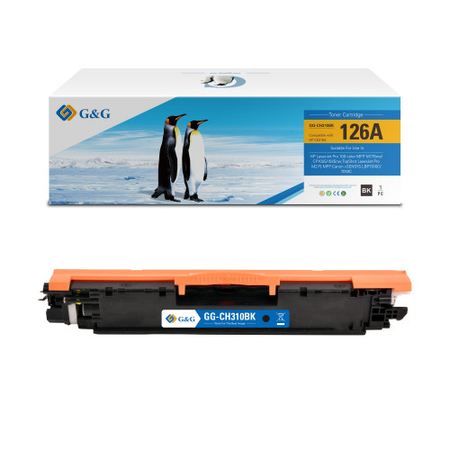 УНИВЕРСАЛНА КАСЕТА ЗА HP Color Laserjet CP1025/CP1025NW - Black - /126A/ - CRG-729BK (CRG729BK)/CE310A - PN NT-CH310FBK/NT-CH310BK - G&G