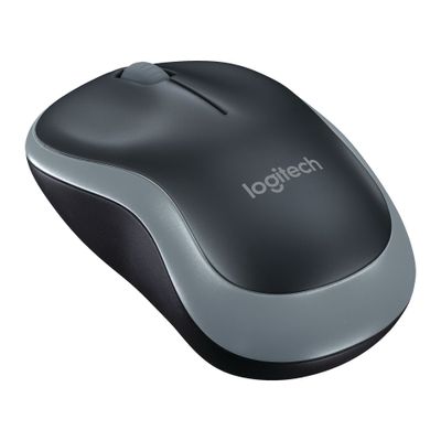 МИШКА LOGITECH M185 - Wireless Mouse, RF Wireless, Alkaline - Оптична / Optical - 1000 DPI - Wireless / Безжична - Swift Grey - PN 910-002238