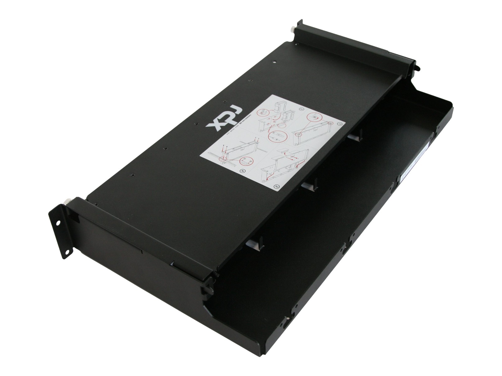 Комплект за монтаж в шкаф Tandberg Data Rack QuadPAK RDX / 3800-RAK Black - PN 3800-RAK