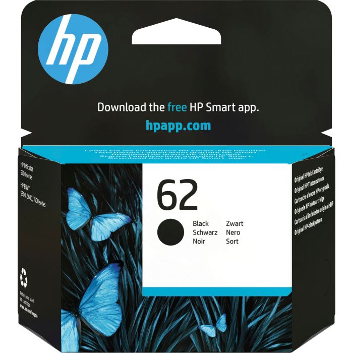 ГЛАВА ЗА HEWLETT PACKARD OfficeJet 5740e All In One/ENVY 5540/5640/7640 - Black - /62/ - PN C2P04AE 