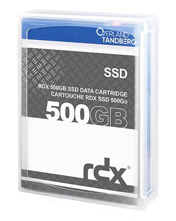 Касета за съхранение RDX SSD Tandberg Data 500GB / 8665-RDX Black/Orange - PN 8665-RDX