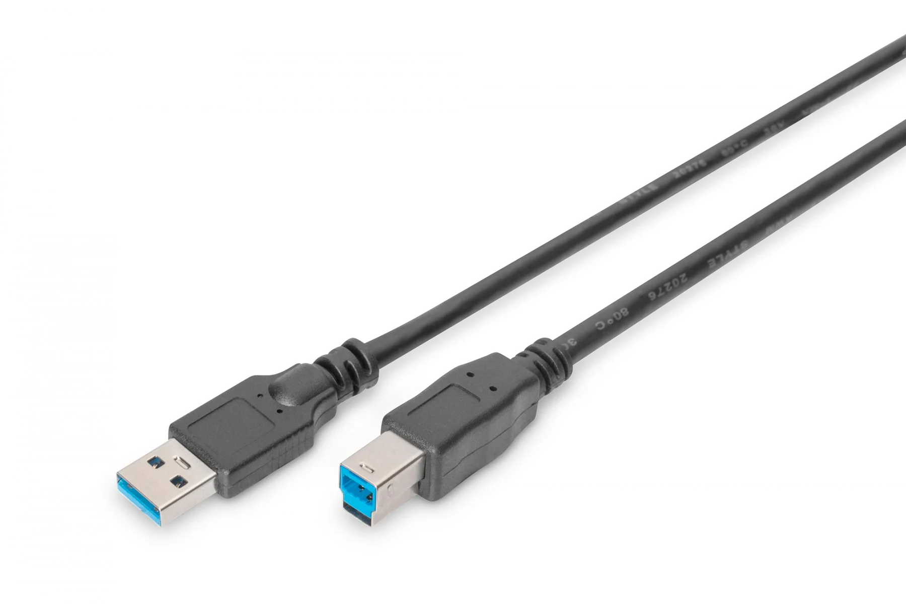 КАБЕЛ USB DIGITUS - USB-A to USB-B - 1,8 m - Black - PN DB-300115-018-S