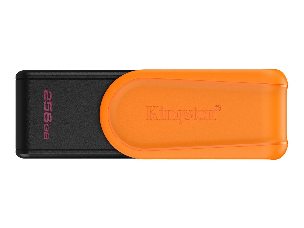 ФЛАШ ПАМЕТ Kingston DataTraveler Exodia S - Portable USB 3.2 Gen 1 - USB flash drive - 256 GB - Black/Orange - PN DTXS/256GB