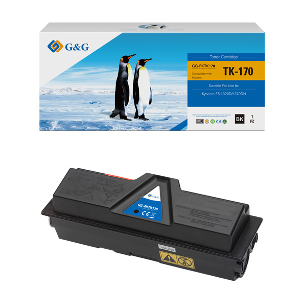 КАСЕТА ЗА KYOCERA MITA FS1320D/FS1370DN - TK170 (TK-170) - 1T02LZ0NL0 - Black - PN  NT-FKTK170 -  G&G