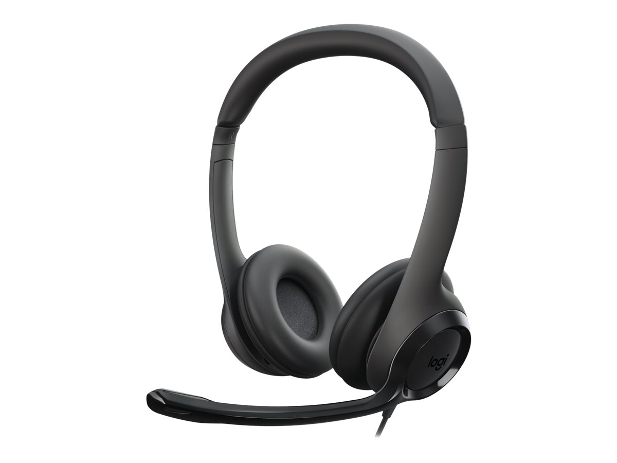 СЛУШАЛКИ LOGITECH H390 - Black - PN 981-000406