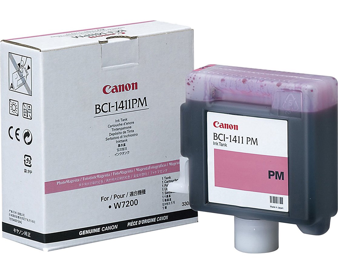 ГЛАВА ЗА CANON W 7200/8200/8400 - Photo - magenta - ink tank - BCI-1411PM (BCI1411PM) - PN 7579A001
