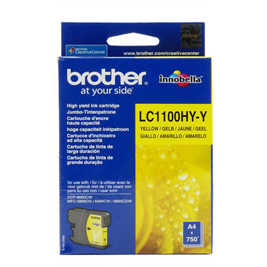 ГЛАВА ЗА BROTHER MFC 6490CW/DCP 6690CW - Yellow - HIGH CAPACITY  - PN LC1100HYY (LC-1100HYY)