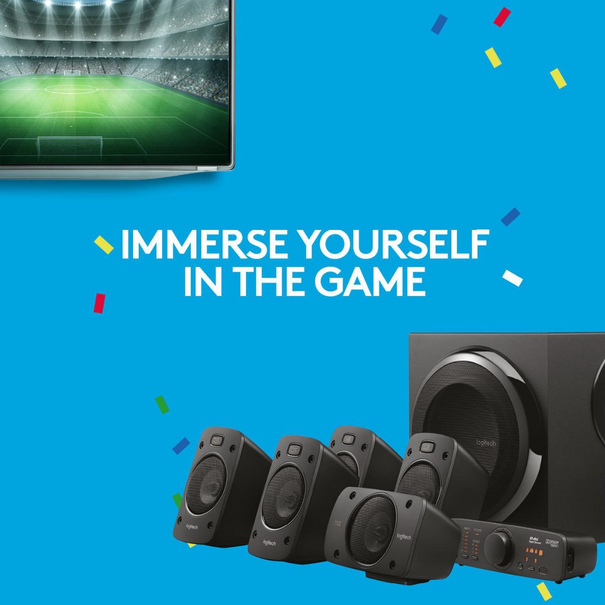 Система високоговорители Logitech Loudspeakers Z906 / 980-000468 - Black - PN 980-000468
