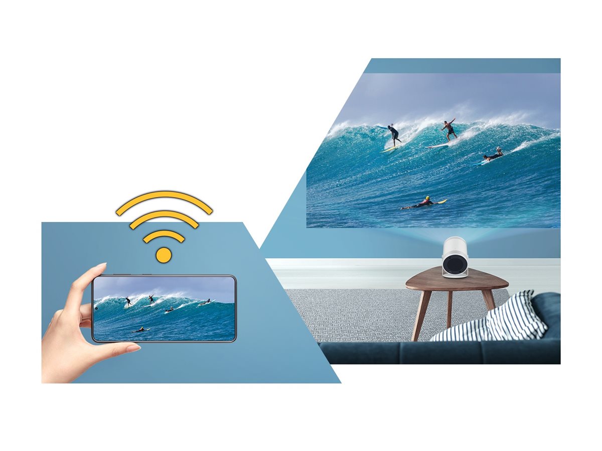 Мултимедиен проектор Samsung Projector SP-LFF3CLAX White - PN SP-LFF3CLAXXXH