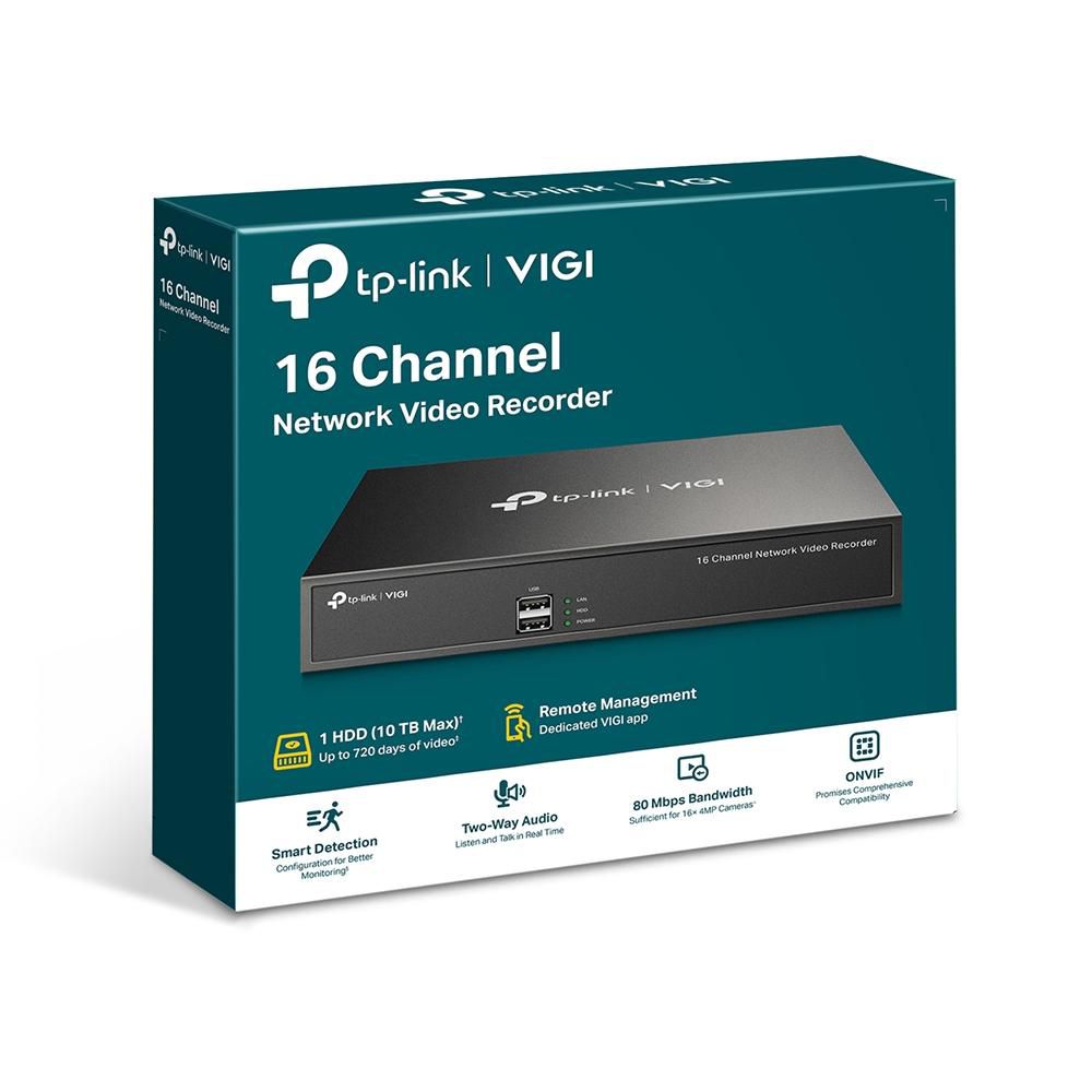 Видеорекордер TP-LINK Video Recorder NVR1016H / VIGI NVR1016H - Black - PN VIGI NVR1016H