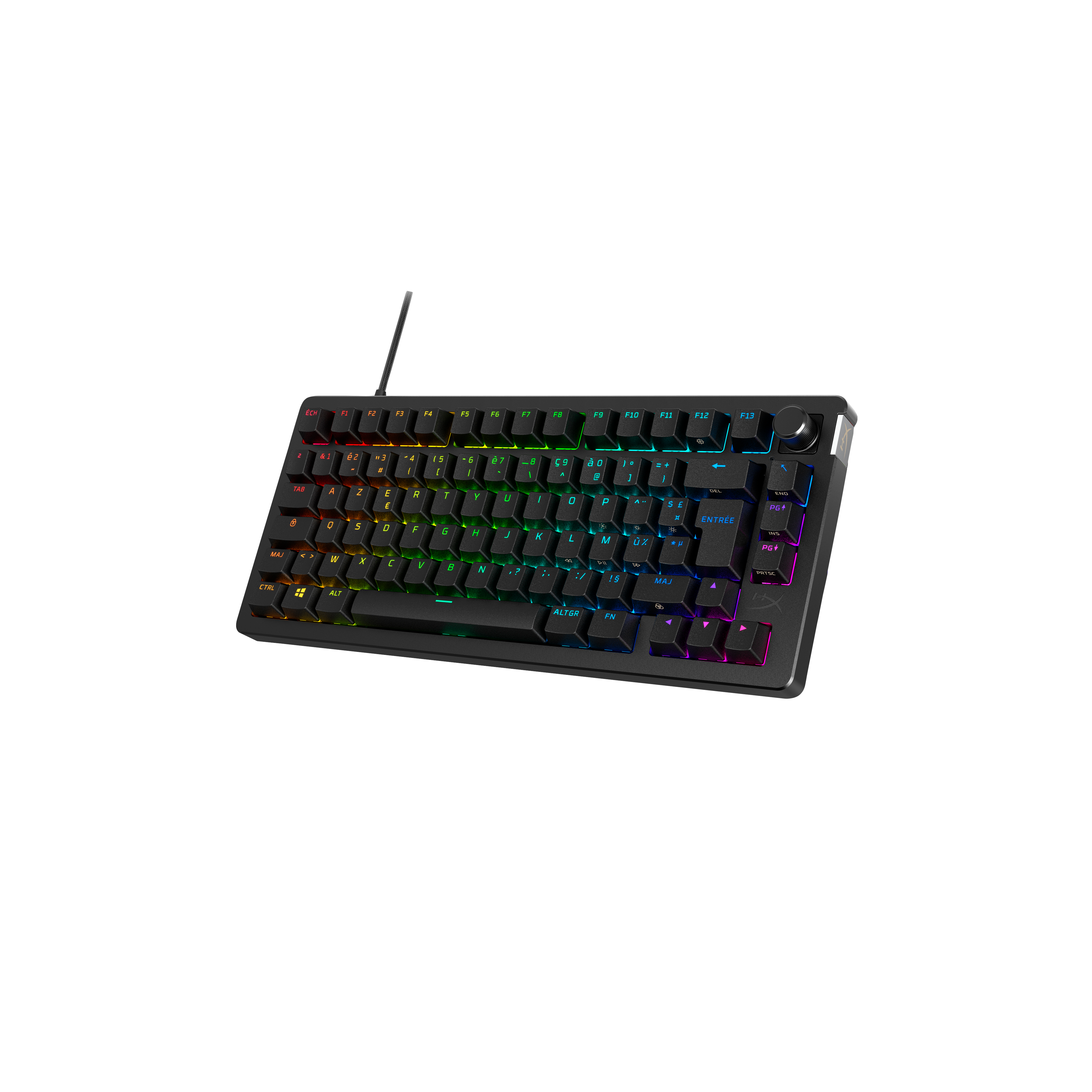 Гейминг клавиатура HyperX Keyboard Alloy Rise 75 / 7G7A4AA#ABA Black S - PN 7G7A4AA#ABA