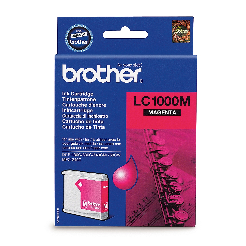 ГЛАВА ЗА BROTHER MFC 240C/440C/465/660/680/845/885/DCP 130C/330/350/540/560/750/770 - Magenta - PN LC1000M (LC-1000M) 