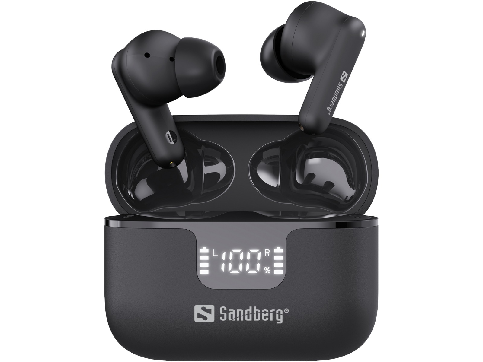 СЛУШАЛКИ SANDBERG Wireless Earbuds ANC+ENC - Black - PN 126-52