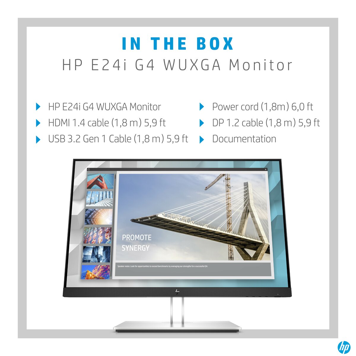 Монитор 24" HP Monitor 9VJ40AA / 9VJ40AA#ABB - Black - PN 9VJ40AA#ABB