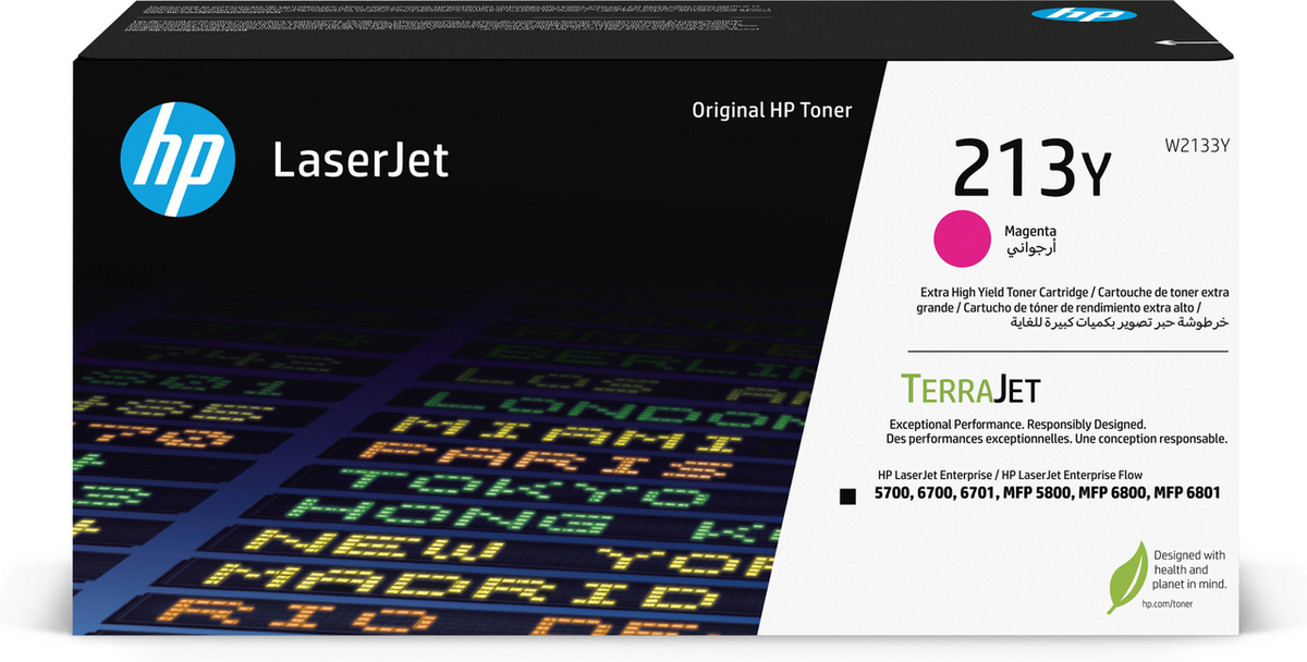 Тонер касета за HP Color LaserJet Enterprise 5700/MFP 5800 Series - Toner - /213Y/ / W2133Y - Magenta - PN W2133Y