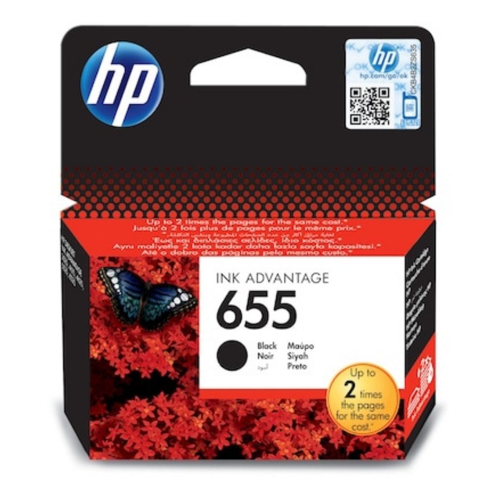 ГЛАВА ЗА HEWLETT PACKARD Deskjet ink advantage 3525/4615/4625/5522/6525 - Black - /655/ - PN CZ109AE