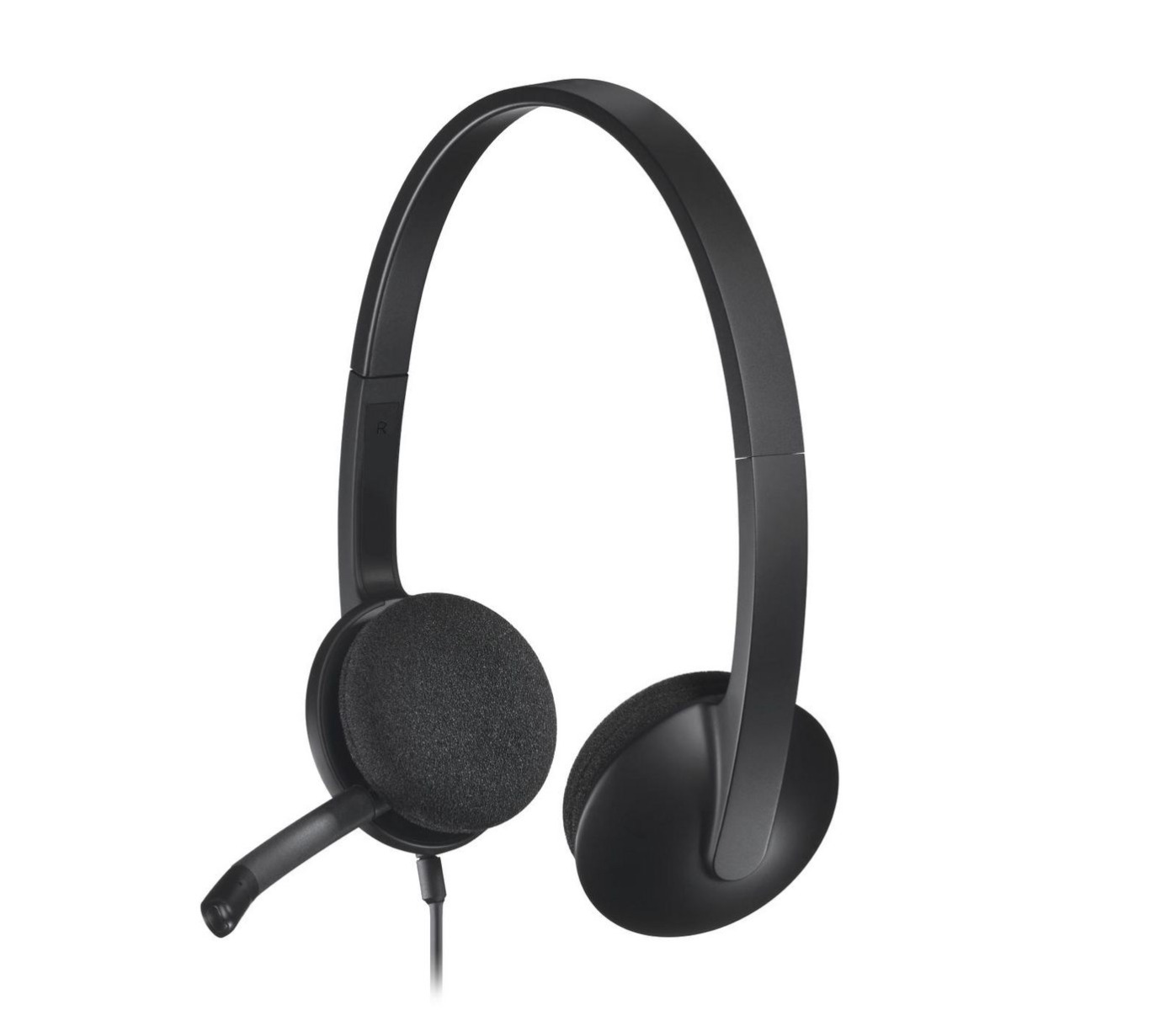 Слушалки Logitech Headset H340 / 981-000475 Black - PN 981-000475