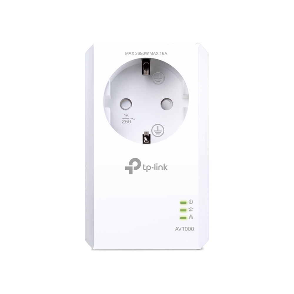 Powerline адаптер TP-LINK Powerline Station TL-PA7017P / TL-PA7017P - White - PN TL-PA7017P