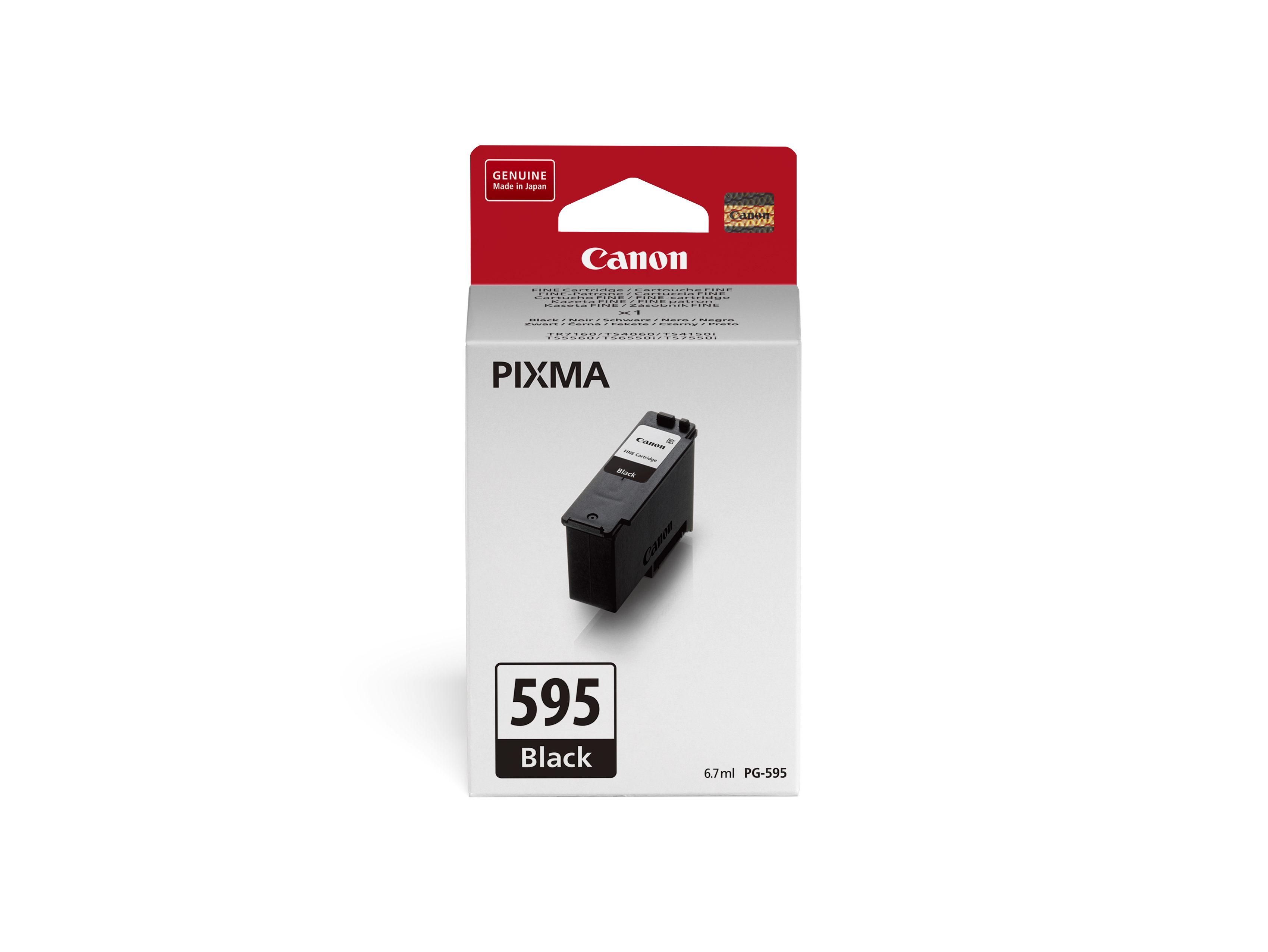 Глава за Canon Pixma TS4150i/TS6550i/TS7550i - Ink - PG595 (PG-595) / 7171C001 - Black - PN 7171C001