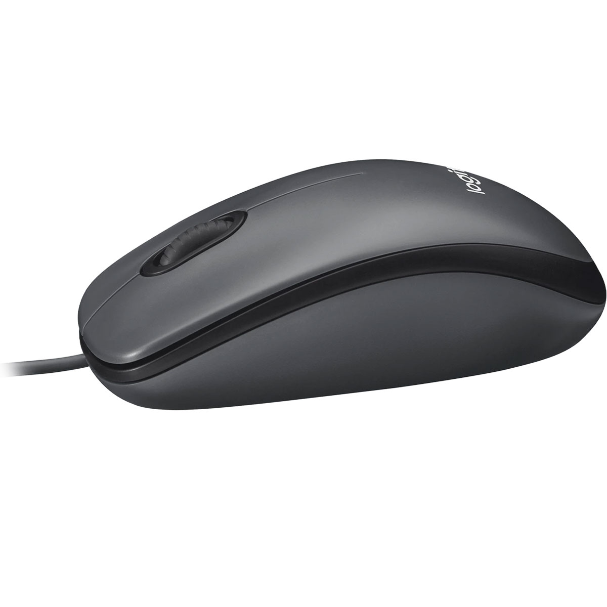 МИШКА LOGITECH M100 - Optical / Оптична, 1000dpi, USB - Жична - Anthrazit - PN 910-006652