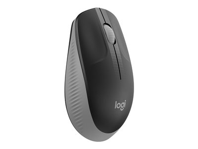МИШКА LOGITECH M190 - RF Wireless, Alkaline - Wireless / Безжична - Mid Grey - PN 910-005906