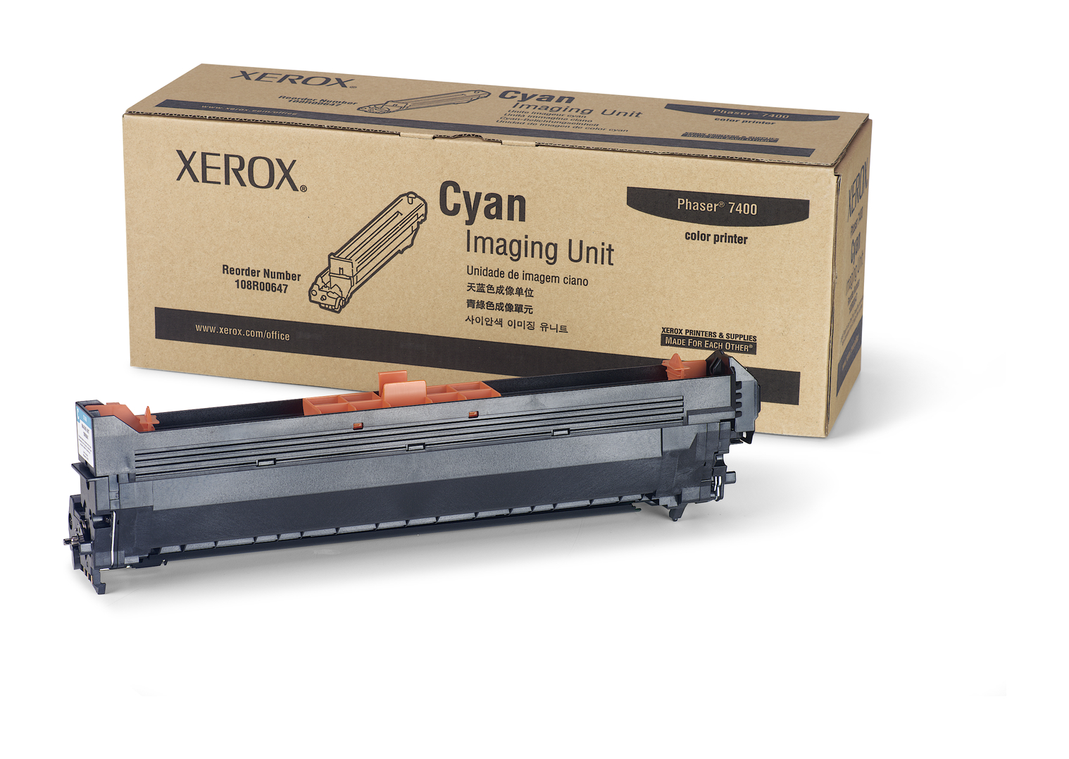 БАРАБАННА КАСЕТА ЗА XEROX Phaser 7400 - Cyan - Imaging Unit - PN 108R00647