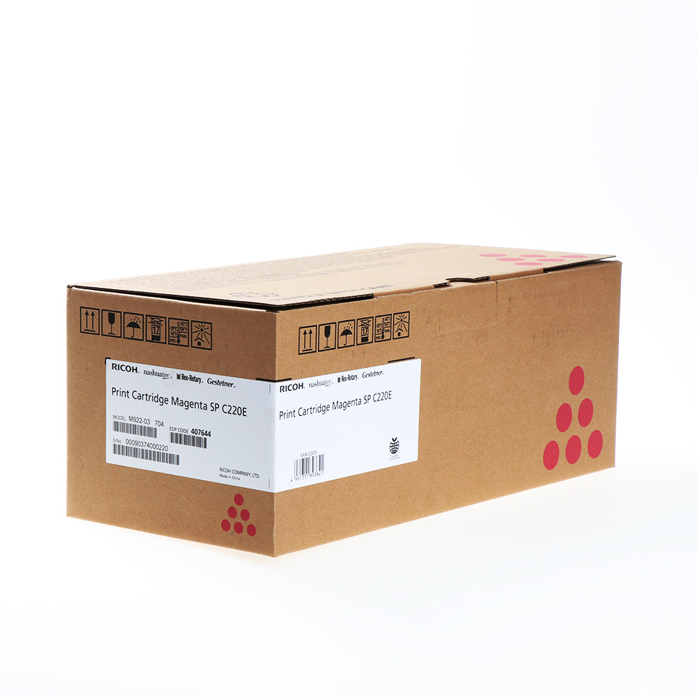 Тонер касета за Ricoh Aficio SP C220 Series - Toner - SP C220E / 407644 - Magenta - (406054) - PN 407644