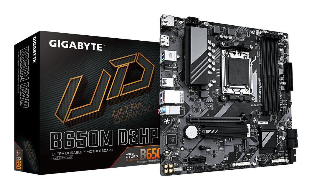 Дънна платка GIGABYTE Mainboard B650M D3HP Brown - PN B650M D3HP