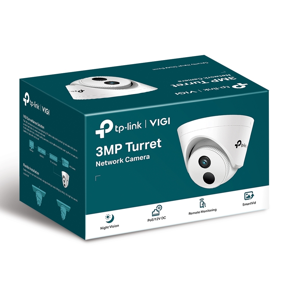 Камера за видеонаблюдение TP-LINK Surveillance camera C400HP 4mm / VIGI C400HP-4 - White - PN VIGI C400HP-4
