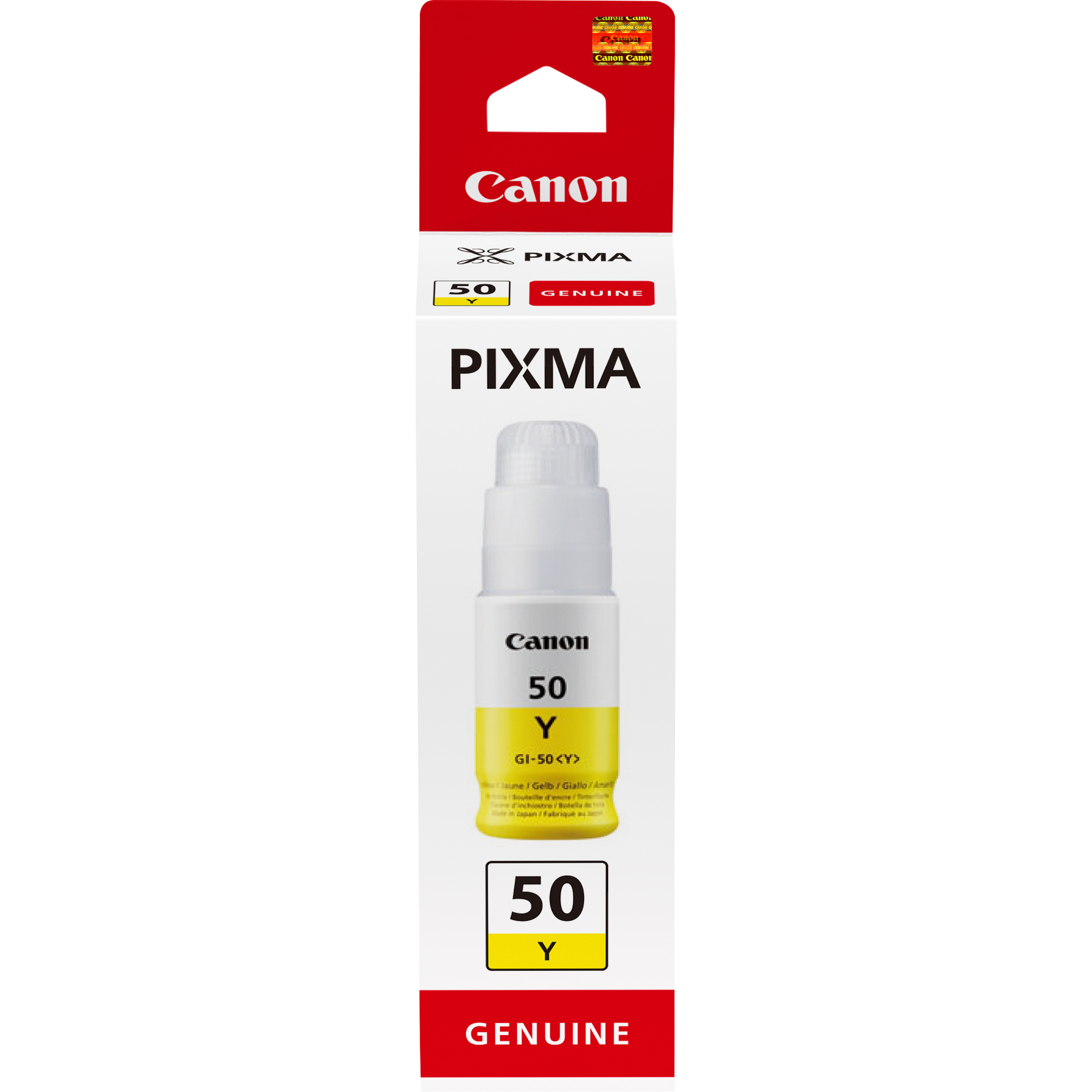Бутилка мастило за Canon Pixma G5045/G7050/G5050 - Ink - /50/ - GI50Y (GI-50Y) / 3405C001 - Yellow - PN 3405C001