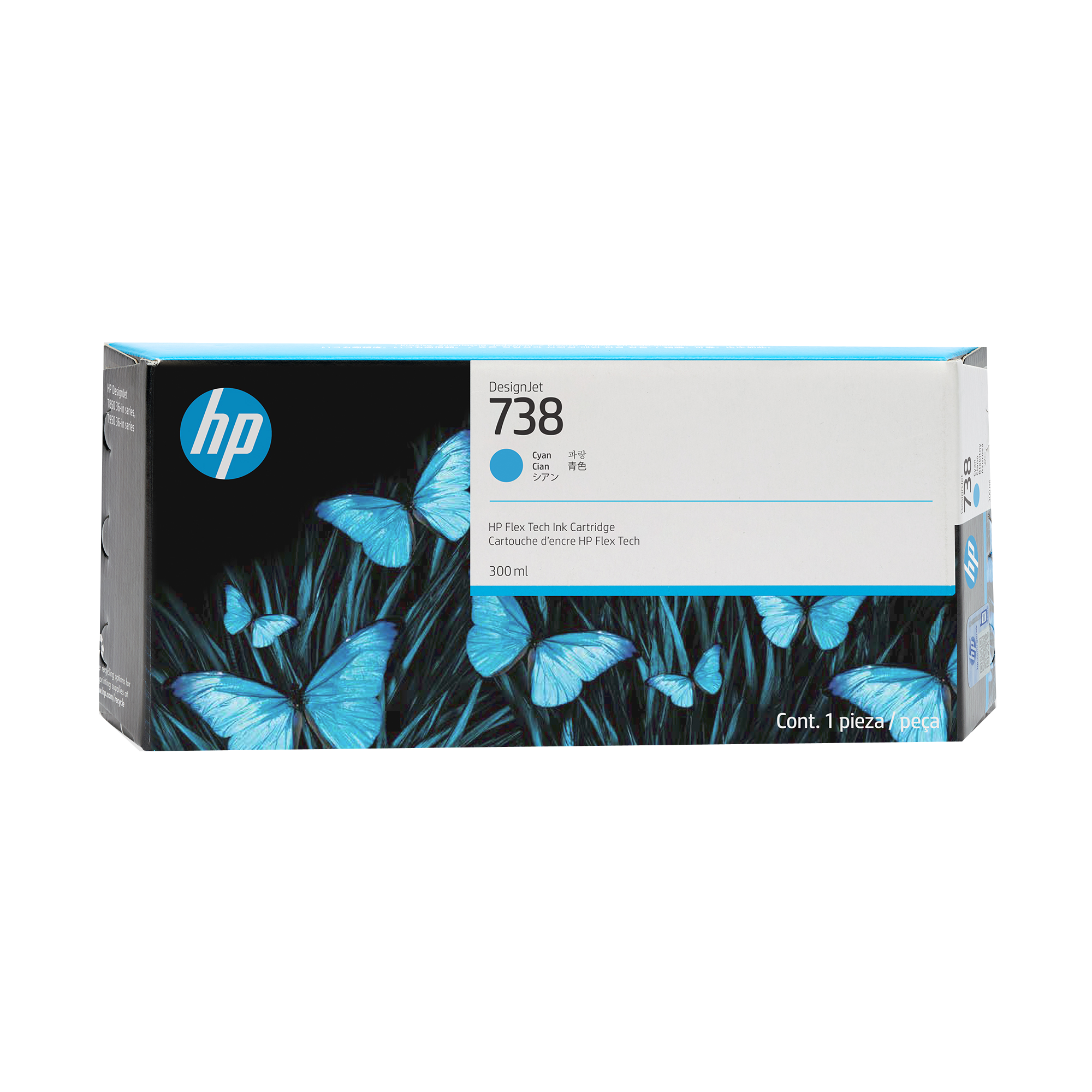 Глава за HP DesignJet T850/T950 Series - Ink - /738XL/ / 676M6A - Cyan - XL - PN 676M6A
