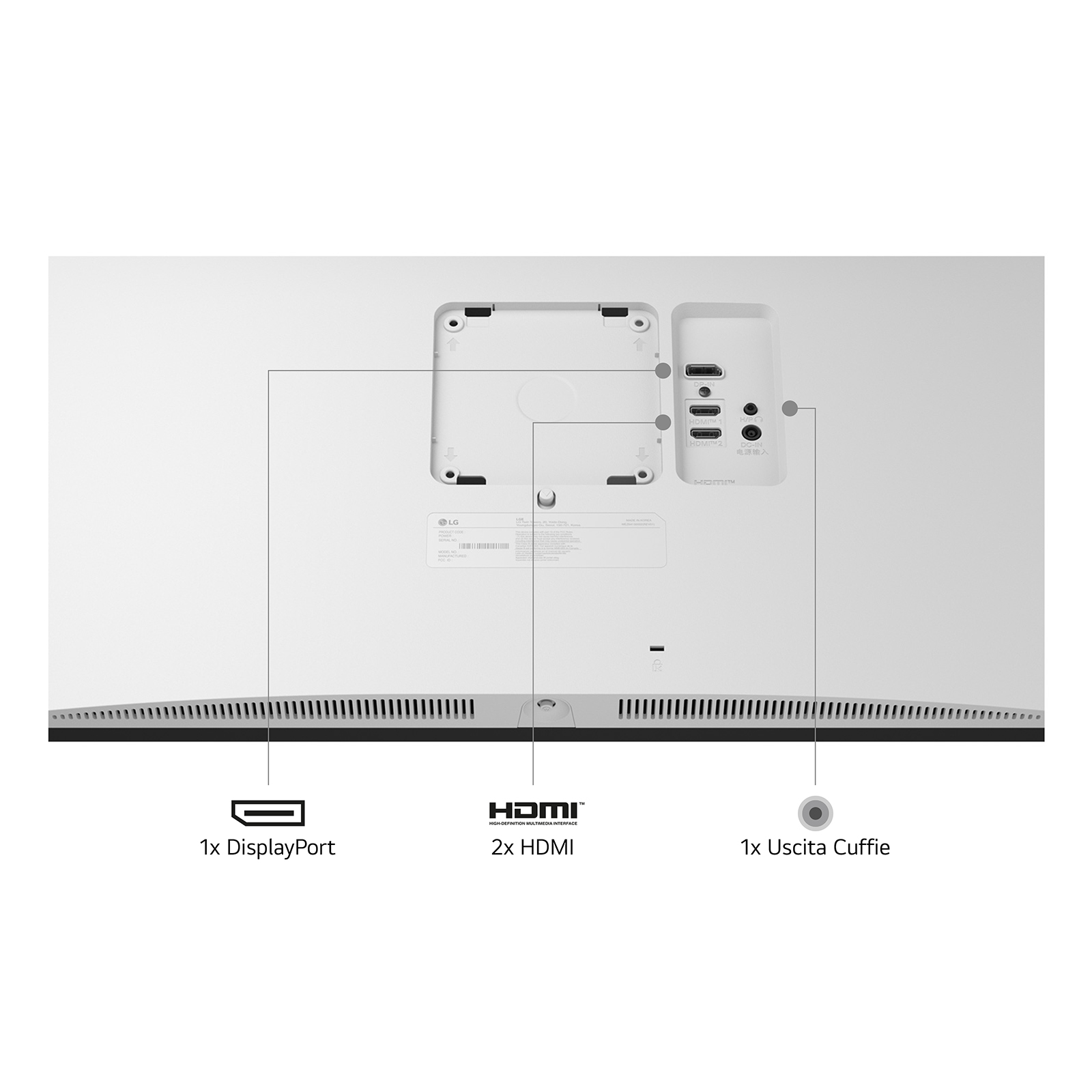 Монитор LG Monitor 27US550-W / 27US550-W.AEU Silver/Black - PN 27US550-W.AEU