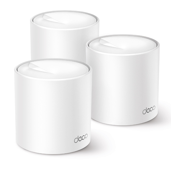 Безжична Wi-Fi система TP-LINK Mesh-WLAN-System X50 / Deco X50(3-pack) - White - 3-Pack - PN Deco X50(3-pack)