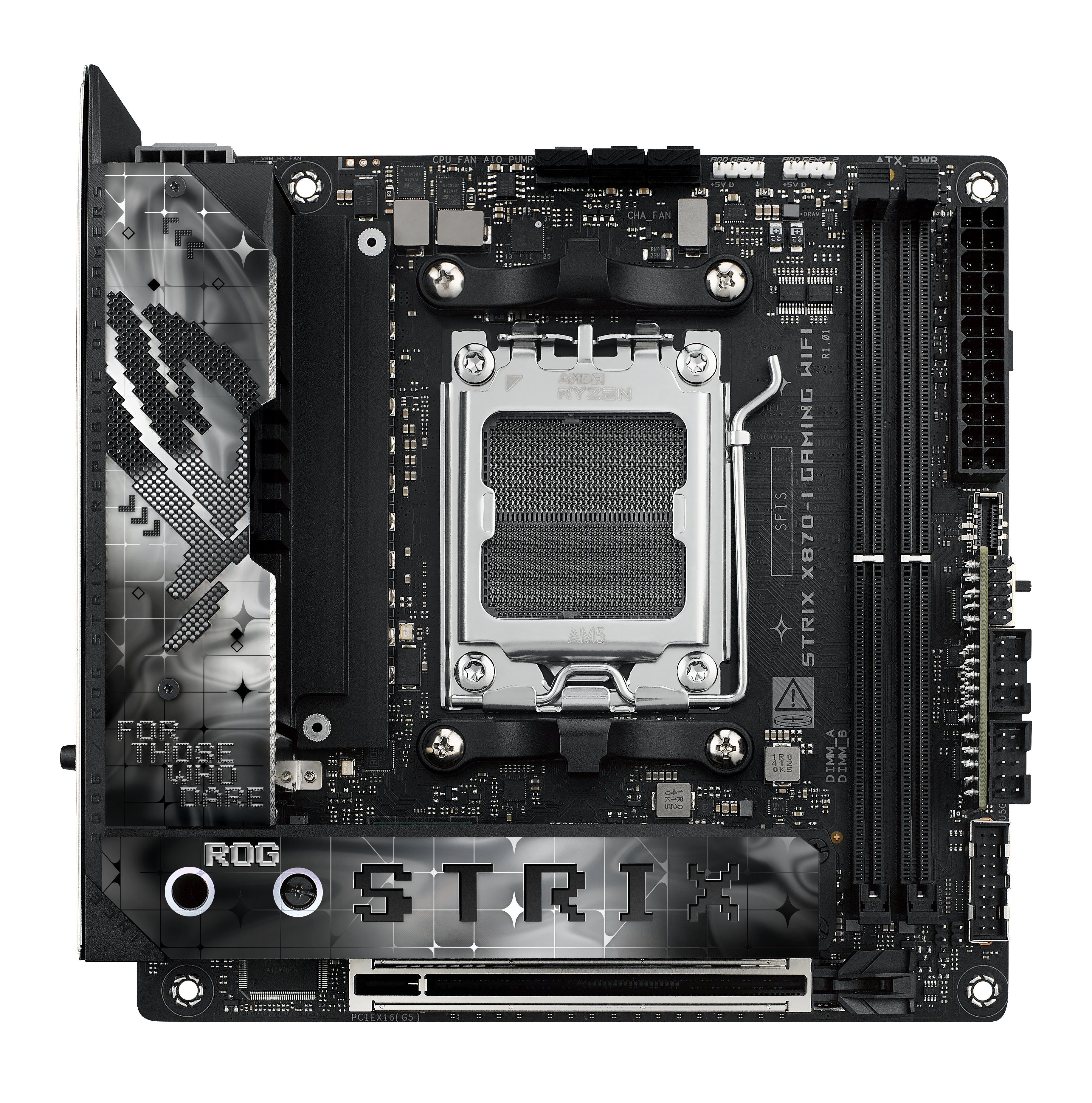 Дънна платка Asus Motherboard ROG Strix X870-I Gaming WiFi / 90MB1IW0-M0EAY0 - Black - PN 90MB1IW0-M0EAY0