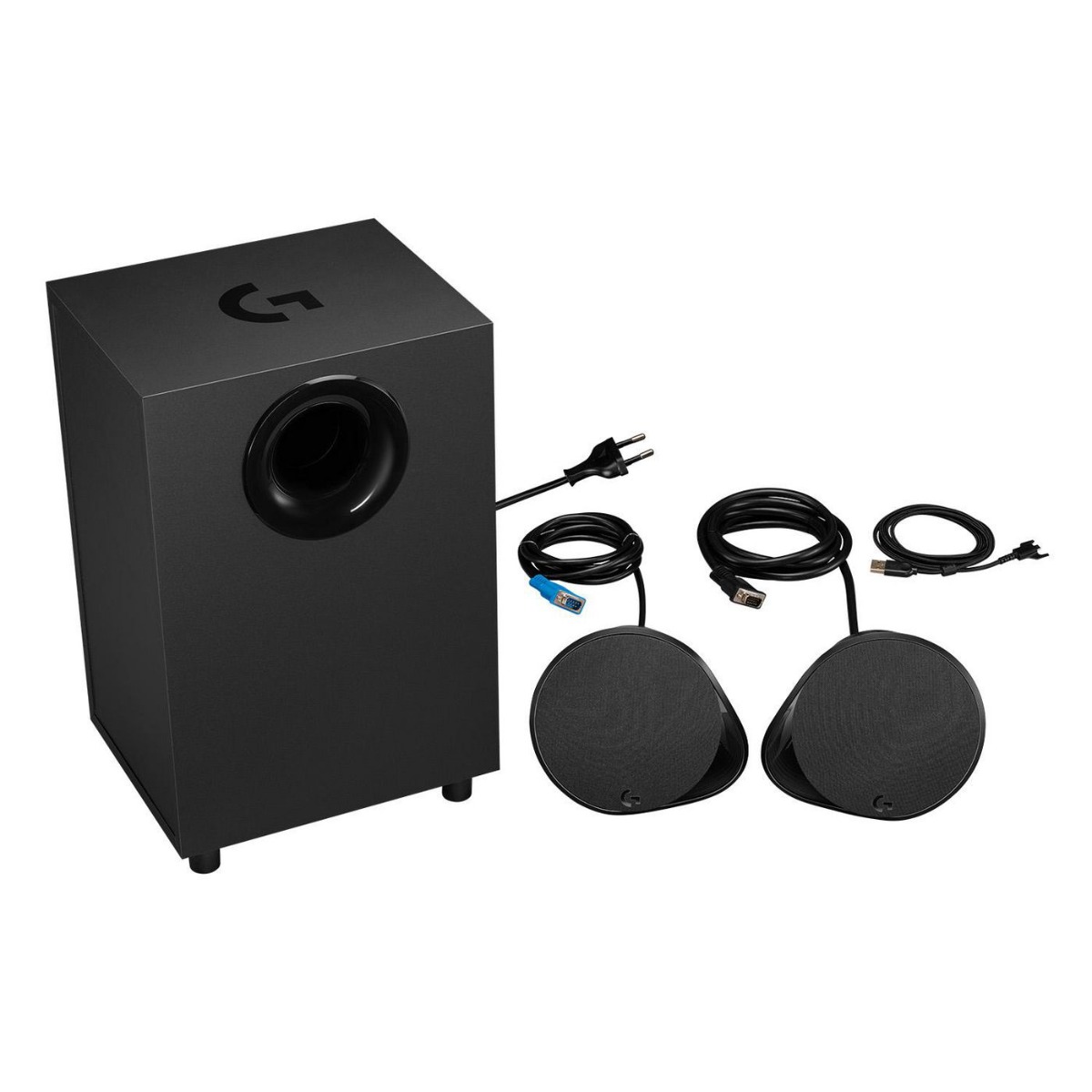Гейминг високоговорители Logitech Loudspeakers G560 Lightsync / 980-001301 - Black - PN 980-001301