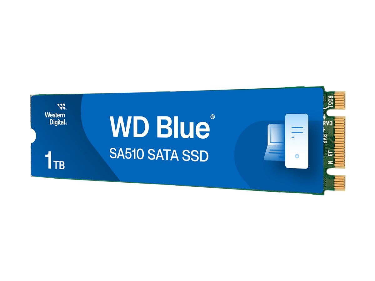 Вътрешен диск Western Digital M.2 SSD Blue SA510 1TB - PN WDS100T3B0B-00AXS0