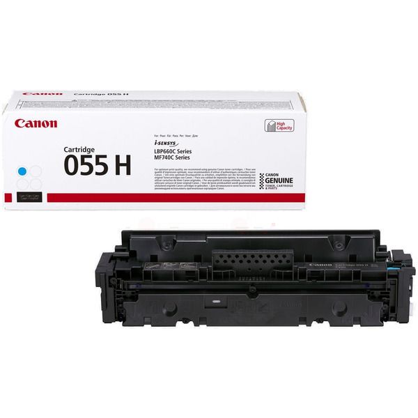 Тонер касета за Canon ImageClass LBP664/MF741/MF743/MF745/MF746 - Toner - HIGH CAPACITY - 055HCP - Cyan - XL - PN 3019C004