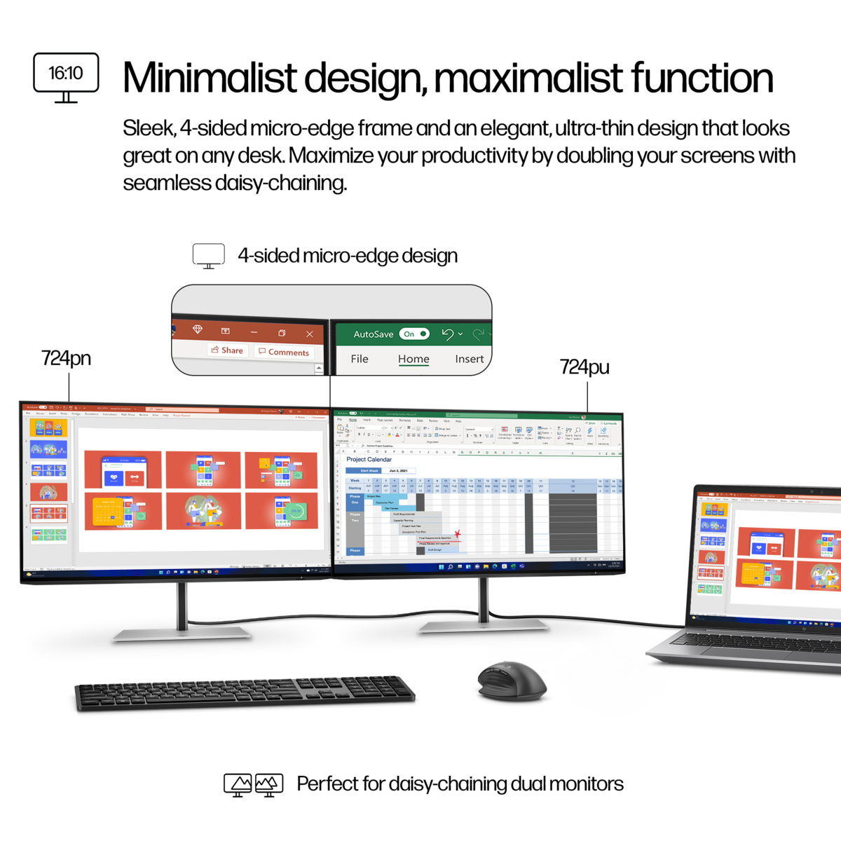 Монитор 24" HP Monitor 8X534AA / 8X534AA#ABB Silver/Black - PN 8X534AA#ABB