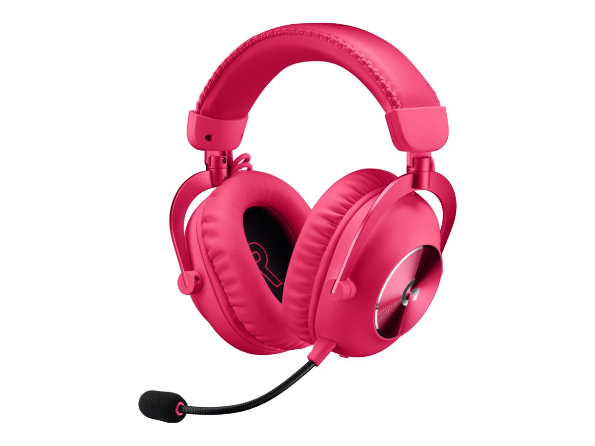 Гейминг слушалки Logitech Headset Pro X 2 Lightspeed / 981-001275 Magenta - PN 981-001275