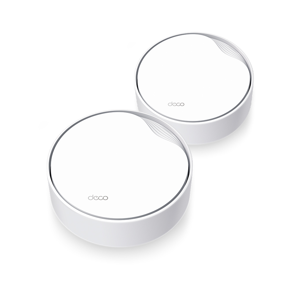Безжична Wi-Fi система TP-LINK Mesh-WLAN-System X50-POE / DECO X50-POE(2-PACK) - White - Double pack - PN DECO X50-POE(2-PACK)