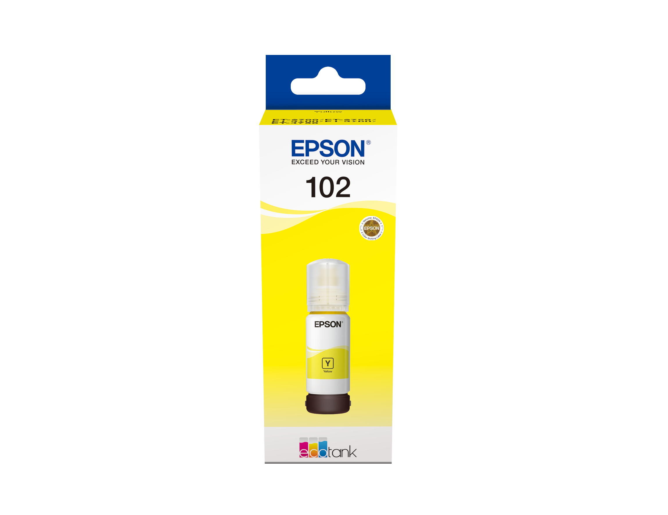 Бутилка мастило за Epson EcoTank ET-3700/ET-2950/ET-3800/ET-3900/ET-3950/ET-4900 Series - Ink - /102/ / C13T03R440 - Yellow - PN C13T03R440