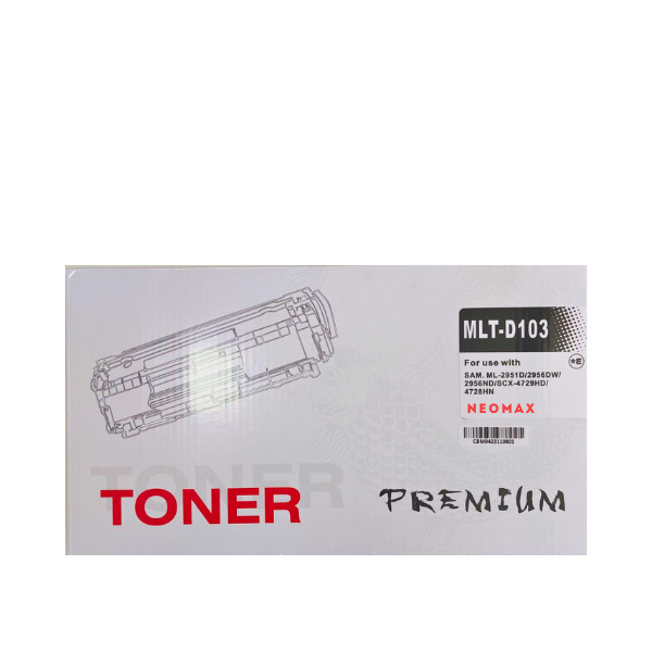 КАСЕТА ЗА SAMSUNG ML 2950/2955/SCX 4728/4729 - MLT-D103L (MLTD103L) - Black - PN ST-MLTD103 - NEOMAX 