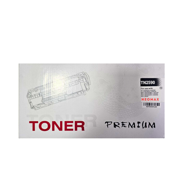 КАСЕТА ЗА BROTHER HL L2400DW/L2402D/L2442DW/L2445DW/L2447DW/L2460DN/L2865DW - Black - TN2590 (TN-2590) - PN BT-TN2590 - NEOMAX