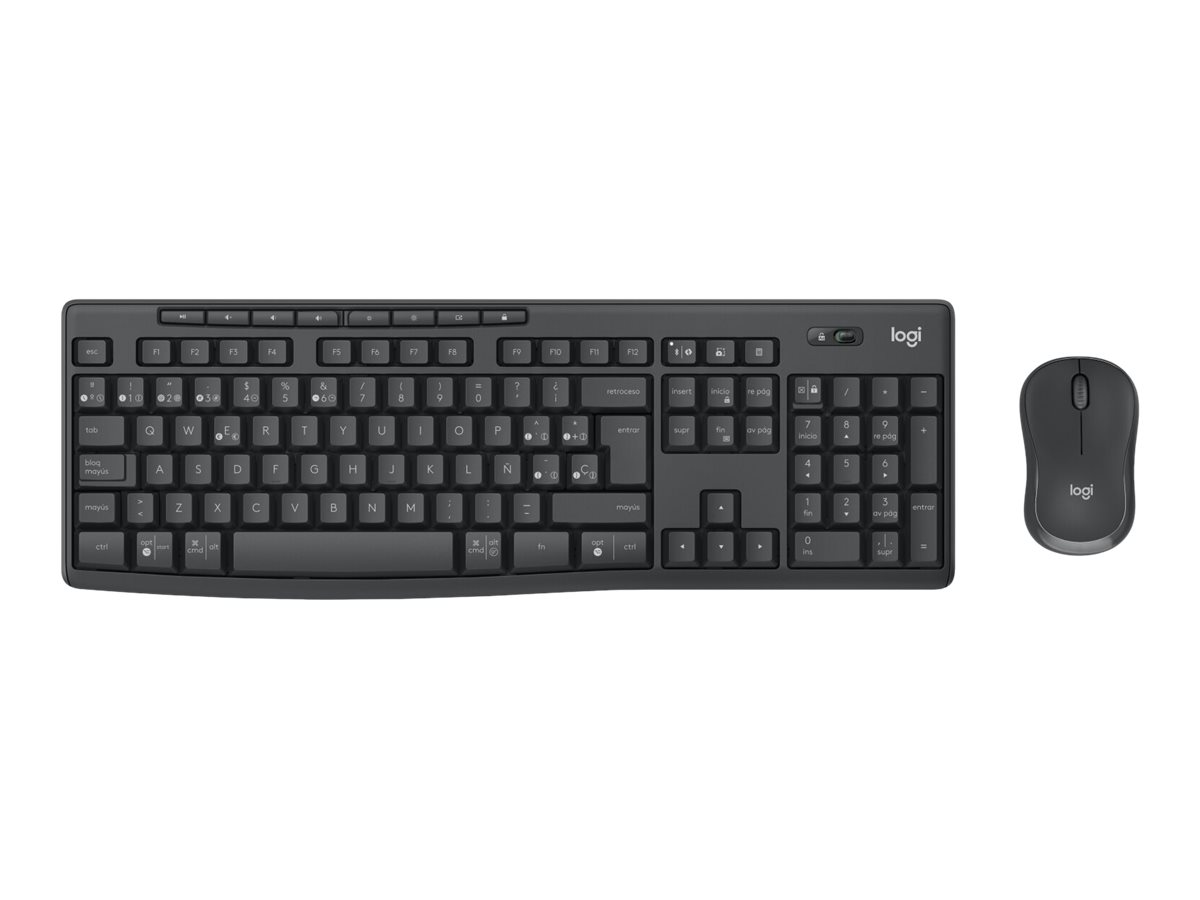 КОМПЛЕКТ МИШКА + КЛАВИАТУРА LOGITECH MK370 - Wireless - QWERTY - US - БЕЗ БДС КИРИЛИЗАЦИЯ (WITHOUT BDS CYRILLIC) - Graphite - PN 920-012077