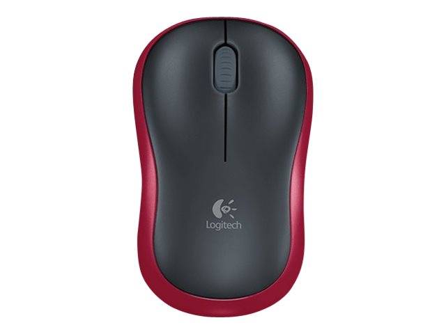 МИШКА LOGITECH M185 - Wireless / Безжична - Red - PN 910-002240